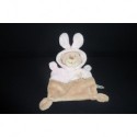 DOUDOU OURS DEGUISE EN LAPIN GRAIN DE BLE