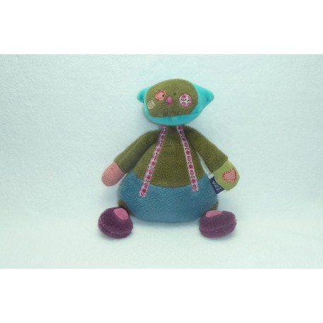 DOUDOU OURS PELUCHE COLLECTION LA FAMILLE PETITPAS MOULIN ROTY