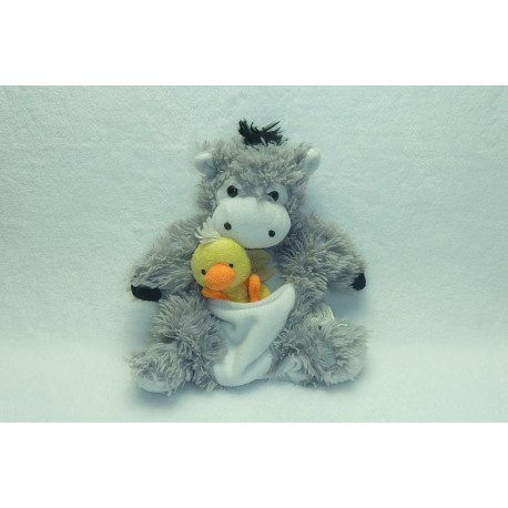 DOUDOU MARIONNETTE ÂNE MARIO A DOIGT CANARD H02370 HISTOIRE D'OURS