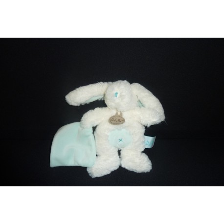 DOUDOU LAPIN AVEC MOUCHOIR COLLECTION LES CALINS BABY'NAT
