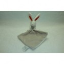 DOUDOU LAPIN PELUCHE AVEC MOUCHOIR DC3067RS DOUDOU ET COMPAGNIE