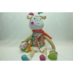 DOUDOU VACHE PELUCHE EBULOBO
