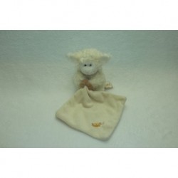 DOUDOU MOUTON PELUCHE AVEC MOUCHOIR BABY'NAT