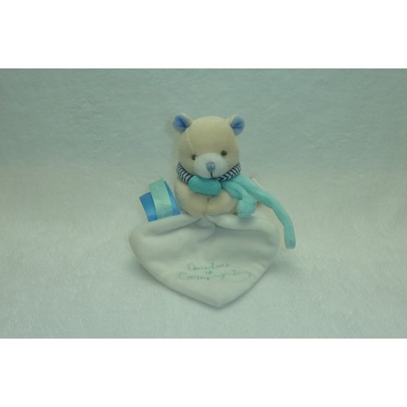 DOUDOU OURS PELUCHE ET SON MOUCHOIR DC3037 DOUDOU ET COMPAGNIE