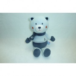 DOUDOU OURS PELUCHE SUCRE D'ORGE