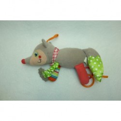 DOUDOU RENARD PELUCHE EVEIL BADABULLE