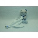 DOUDOU OURS CAJOU AVEC MOUCHOIR SUCRE D'ORGE