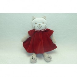 DOUDOU CHAT PELUCHE SUCRE D'ORGE