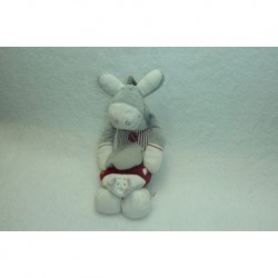 DOUDOU ÂNE PELUCHE PAQUITO ET LOLITA NOUKIE'S