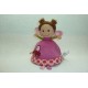 DOUDOU POUPEE COCCINELLE PELUCHE REVERSIBLE LILLIPUTIENS