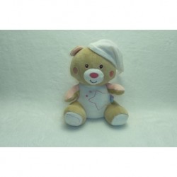 DOUDOU OURS PELUCHE SUCRE D'ORGE