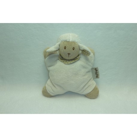DOUDOU MOUTON PELUCHE CAPPUCCINO NATTOU