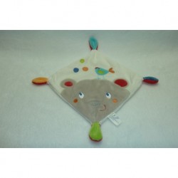 DOUDOU CARRE PLAT OURS NICOTOY SIMBA TOYS