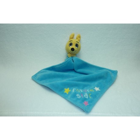 DOUDOU KANGOUROU PELUCHE AVEC MOUCHOIR WALLIBI