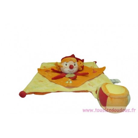 DOUDOU CLOWN MUSICIEN DC1847 DOUDOU ET COMPAGNIE