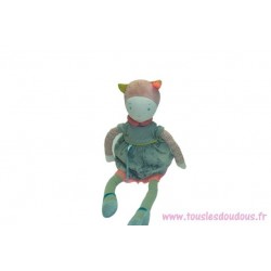 DOUDOU POUPEE PELUCHE MADEMOISELLE ET RIBAMBELLE MOULIN ROTY