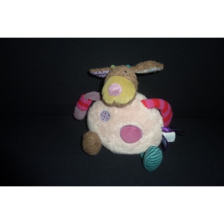 DOUDOU CHIEN PELUCHE MUSICALE COLLECTION LES JOLIS PAS BEAUX MOULIN ROTY