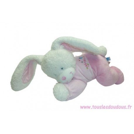 Doudou lapin musical Tex Baby