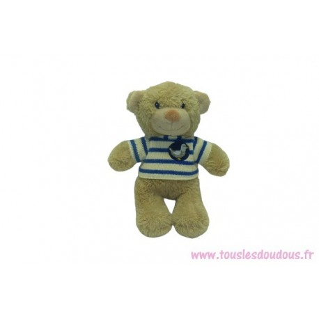 Doudou ours peluche Pommette