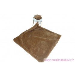 Doudou peluche écureuil avec mouchoir Zeeman