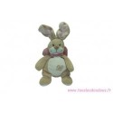 Doudou lapin peluche Oscarine et Léontine SOS doudou Noukie's