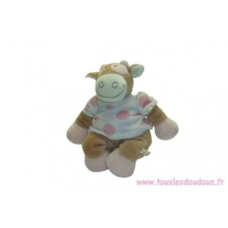 Doudou vache peluche Lola SOS doudou Noukie's