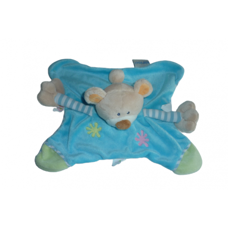 Doudou ours César et Rosalie SOS doudou Nattou