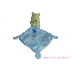 Doudou ours Winnie peluche mouchoir SOS doudou Disney