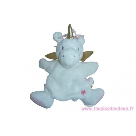 Doudou licorne marionnette SOS Doudou Simba Toys