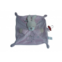 Doudou lapin rose Nicotoy SOS Doudou