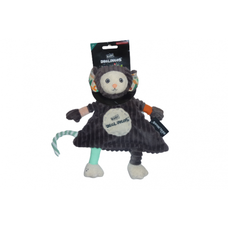 Doudou singe ouistiti Kezakos Les Déglingos