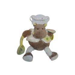Doudou peluche pantin d'activités hippopotame BN723 Baby'Nat