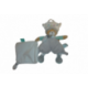 Doudou peluche ours Polochon BN0351 Baby'Nat