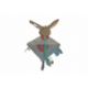 Doudou lapin attache tétine BN0288 Baby'Nat
