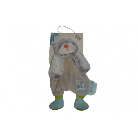 Doudou ours Biscotte et Pompon Moulin Roty
