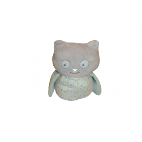 Doudou hibou chouette peluche Arthur et Lola