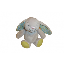 Doudou lapin peluche Luc et Léa