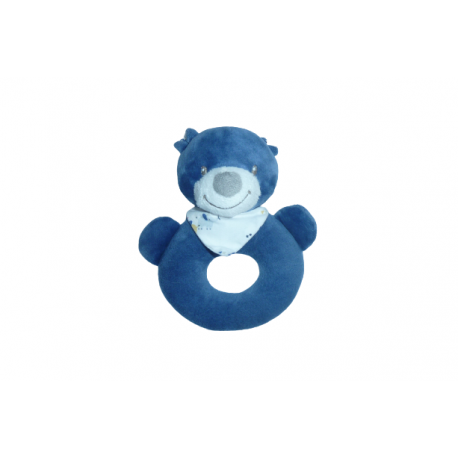 Doudou ours hochet Monoprix