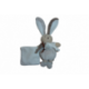 Doudou lapin peluche mouchoir La Grande Récré Doudou et Compagnie