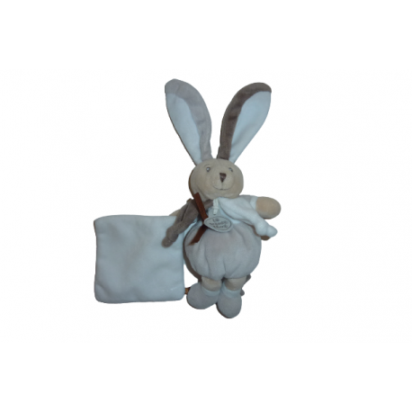 Doudou lapin peluche mouchoir La Grande Récré Doudou et Compagnie