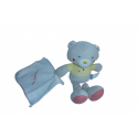 Doudou ours peluche mouchoir Sucre d'Orge