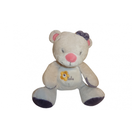 Doudou ours peluche Arthur et Lola