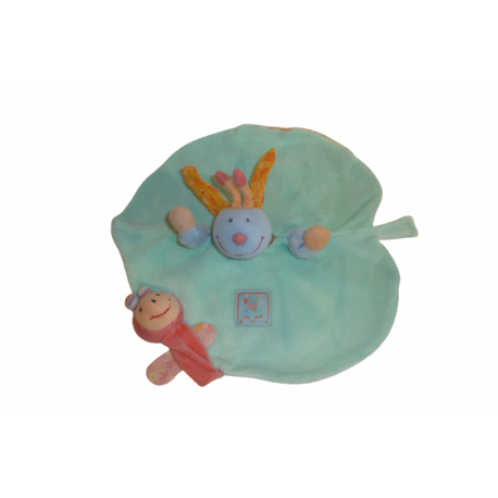 Doudou libellule marionnette avec marionnette de doigt Zéphir et zoé Moulin Roty