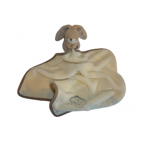 Doudou lapin peluche couverture Un rêve de bébé CMP