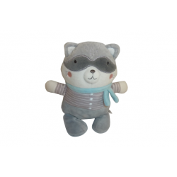 Doudou raton laveur peluche Mots d'Enfants