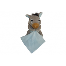 Doudou âne peluche mouchoir Corsica Textisun