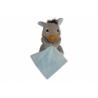 Doudou âne peluche mouchoir Corsica Textisun