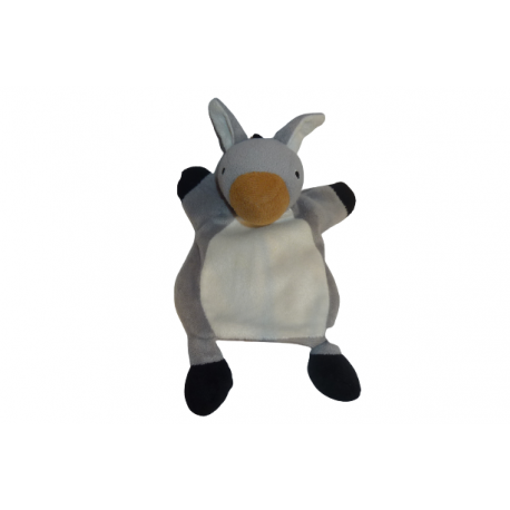 Doudou âne marionnette Textisun