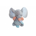 Doudou éléphant musical mini doudou Collection Bubbles Nattou