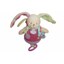 Doudou musical lapin Gourmandise BN0127 Baby'Nat